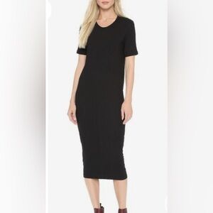 Acne Studios Visit Jersey Dress Black Size Small